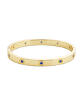 Verona Sapphire CZ Bangle