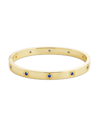 Verona Sapphire CZ Bangle