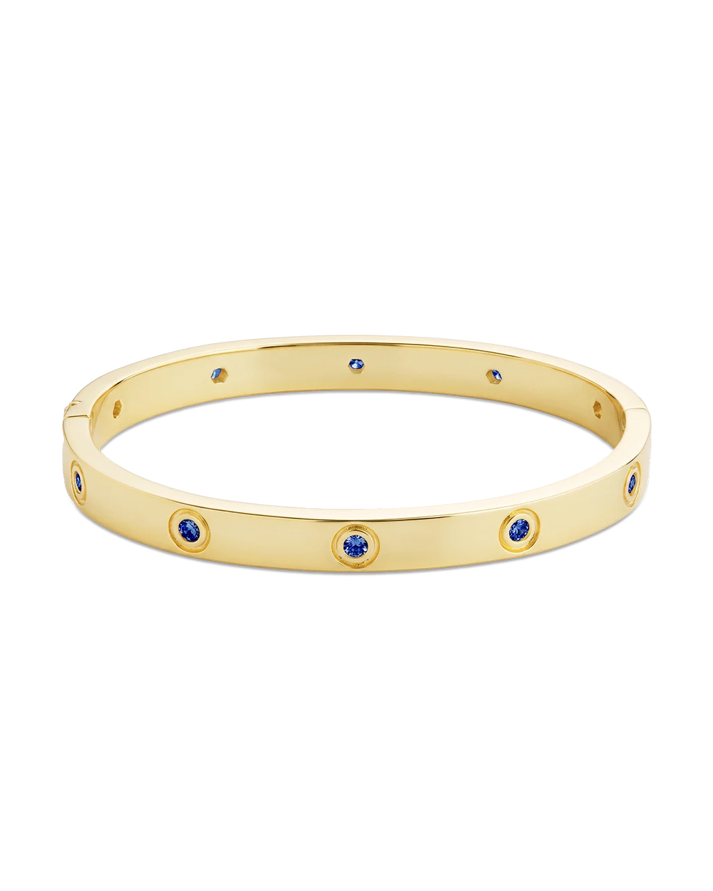 Verona Sapphire CZ Bangle