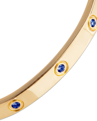 Verona Sapphire CZ Bangle