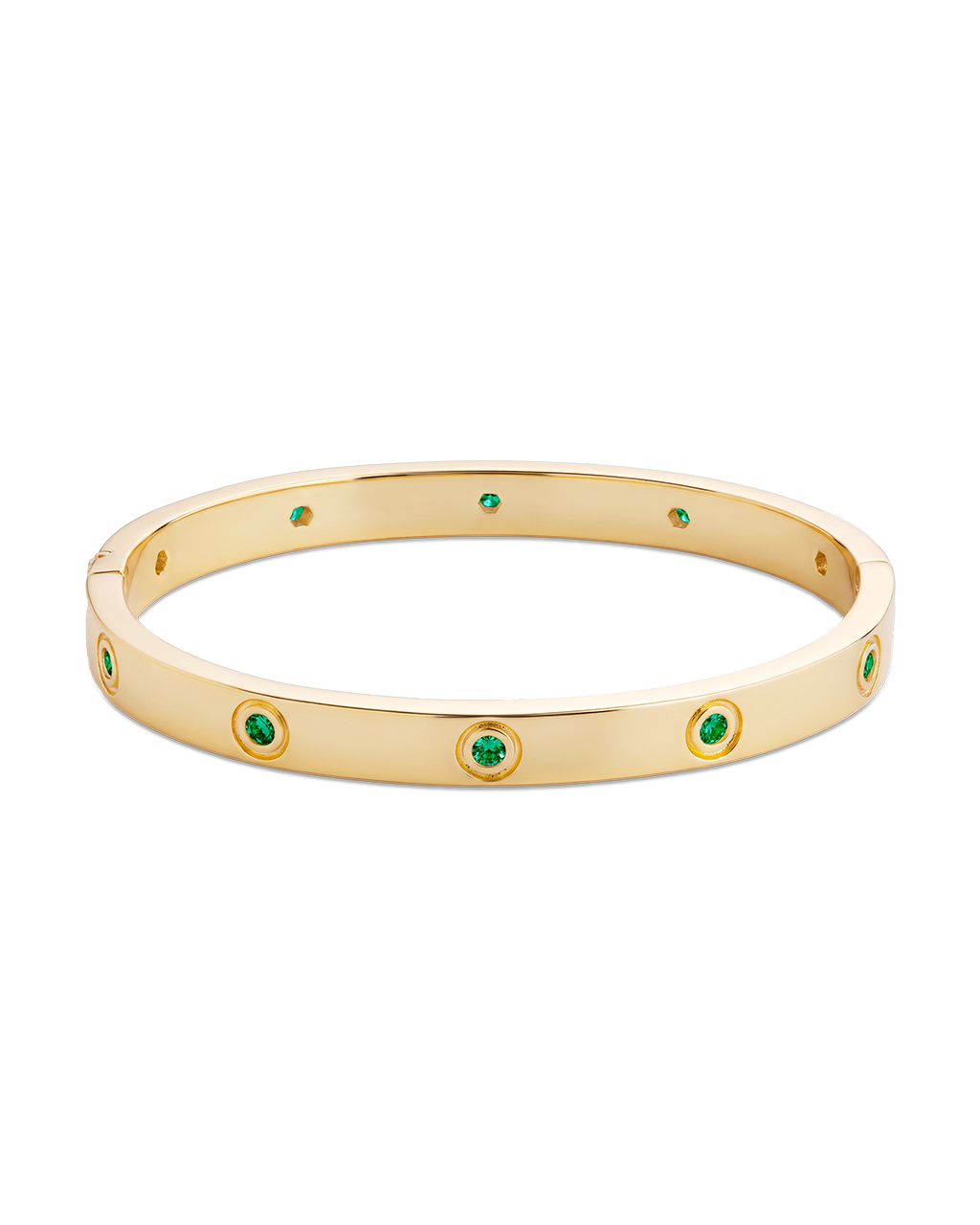 Verona Emerald CZ Bangle