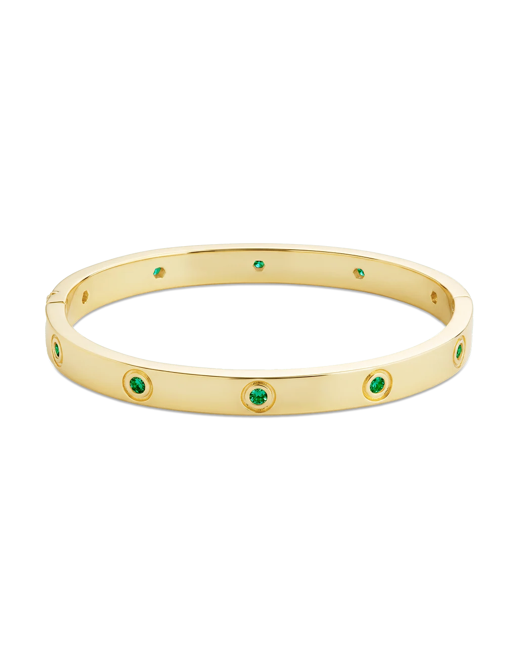 Verona Emerald CZ Bangle