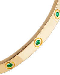 Verona Emerald CZ Bangle