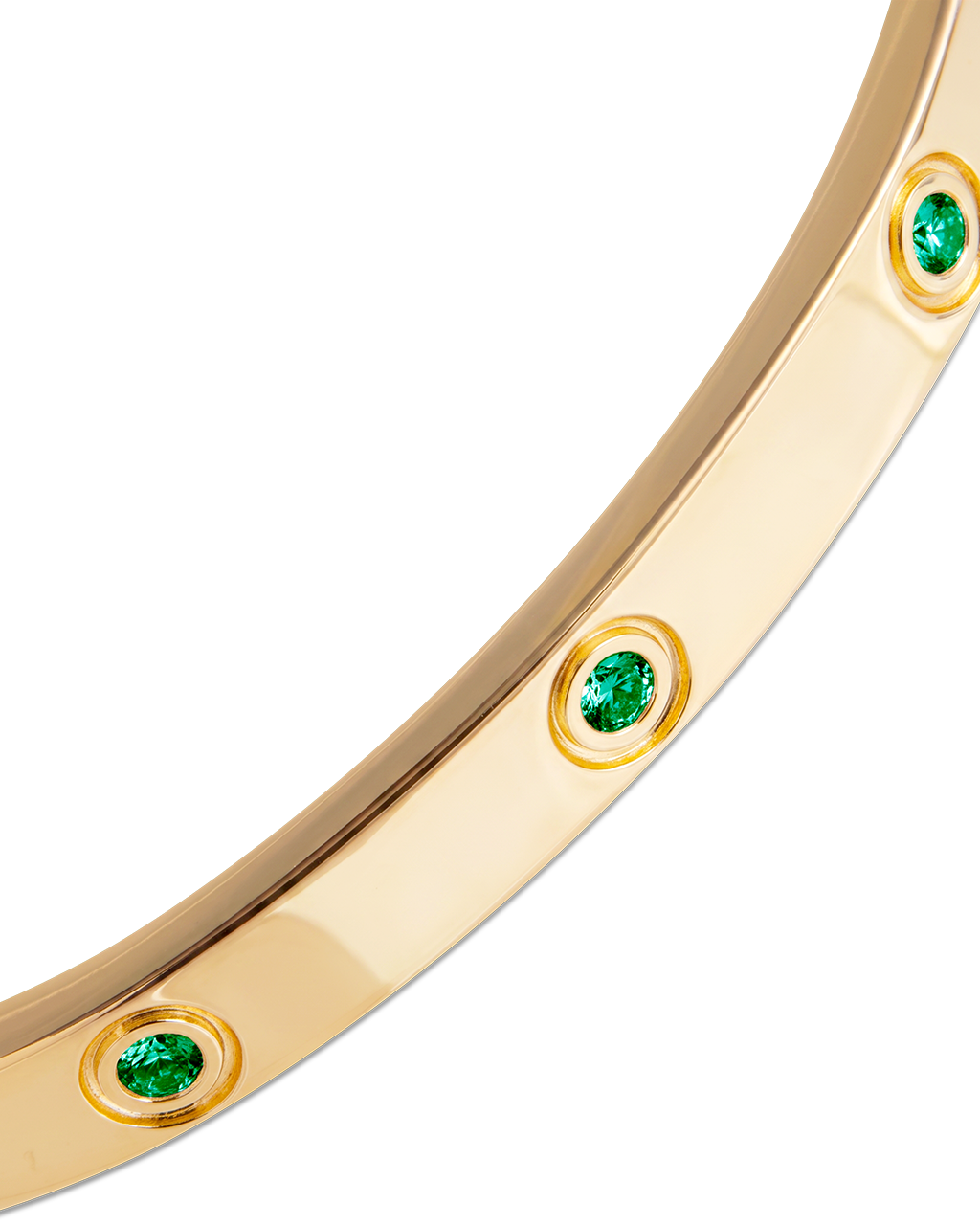 Verona Emerald CZ Bangle