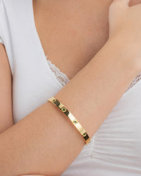Verona Emerald CZ Bangle