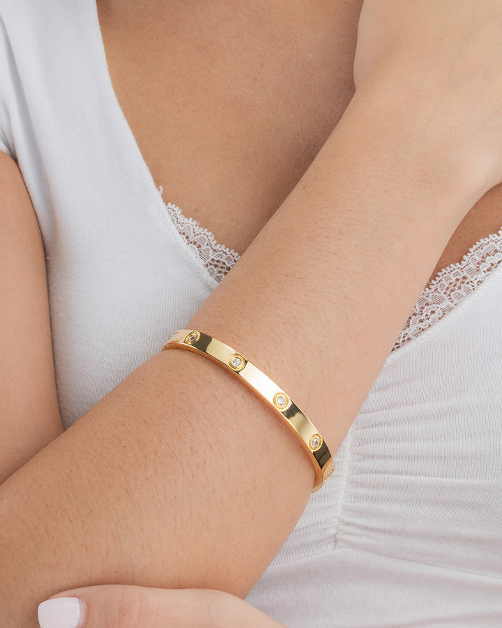 Verona Clear CZ Bangle