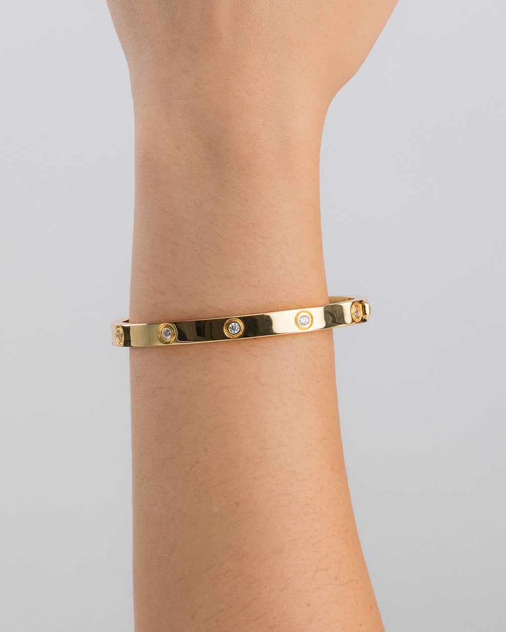 Verona Clear CZ Bangle