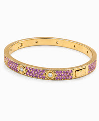 Lumière Amethyst CZ Bangle