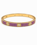 Lumière Amethyst CZ Bangle