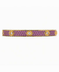 Lumière Amethyst CZ Bangle