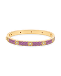 Lumière Amethyst CZ Bangle