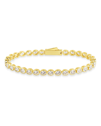 Helene Oval Cut Tennis Bracelet