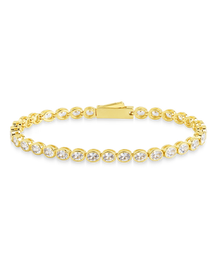 Helene Oval Cut Tennis Bracelet