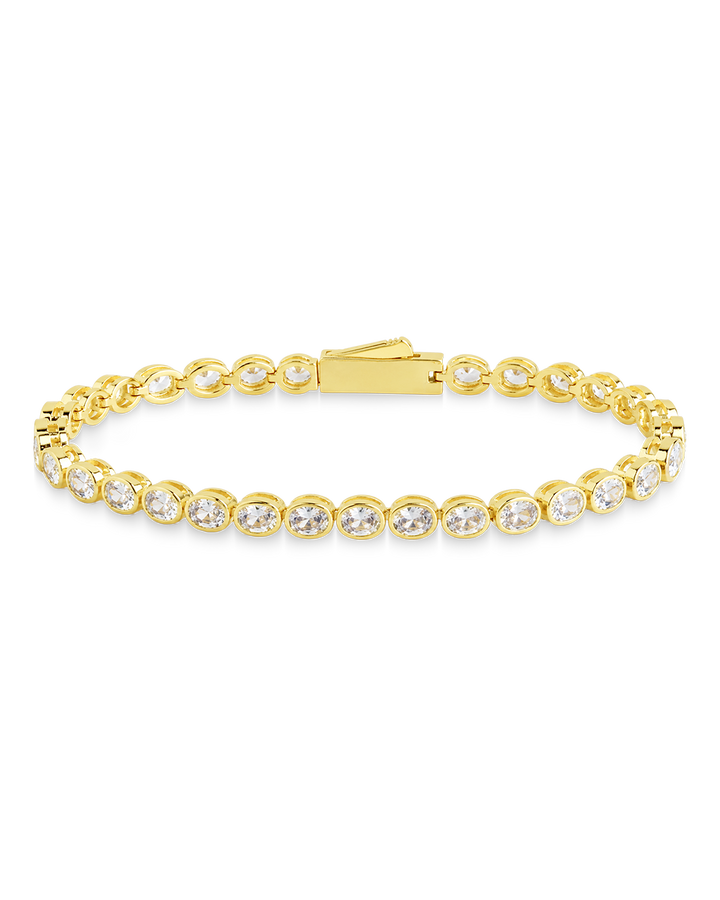 Helene Oval Cut Tennis Bracelet