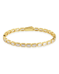 Helene Emerald Cut Tennis Bracelet