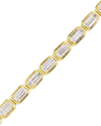 Helene Emerald Cut Tennis Bracelet