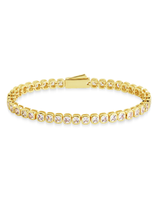Helene Cushion Cut Tennis Bracelet