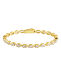 Helene Marquise Cut Tennis Bracelet
