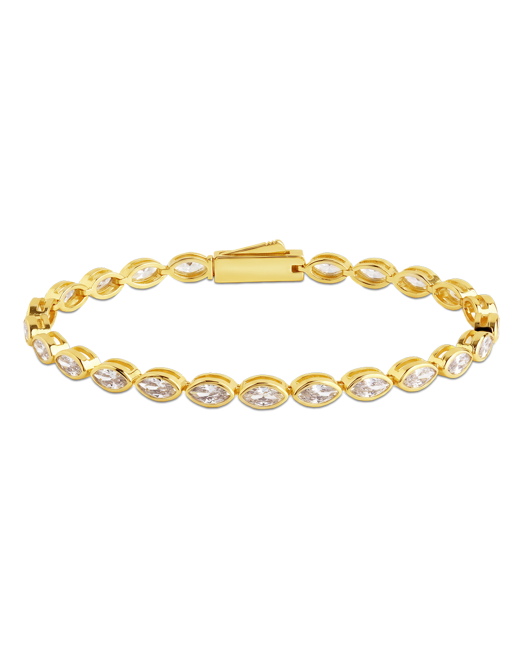 Helene Marquise Cut Tennis Bracelet