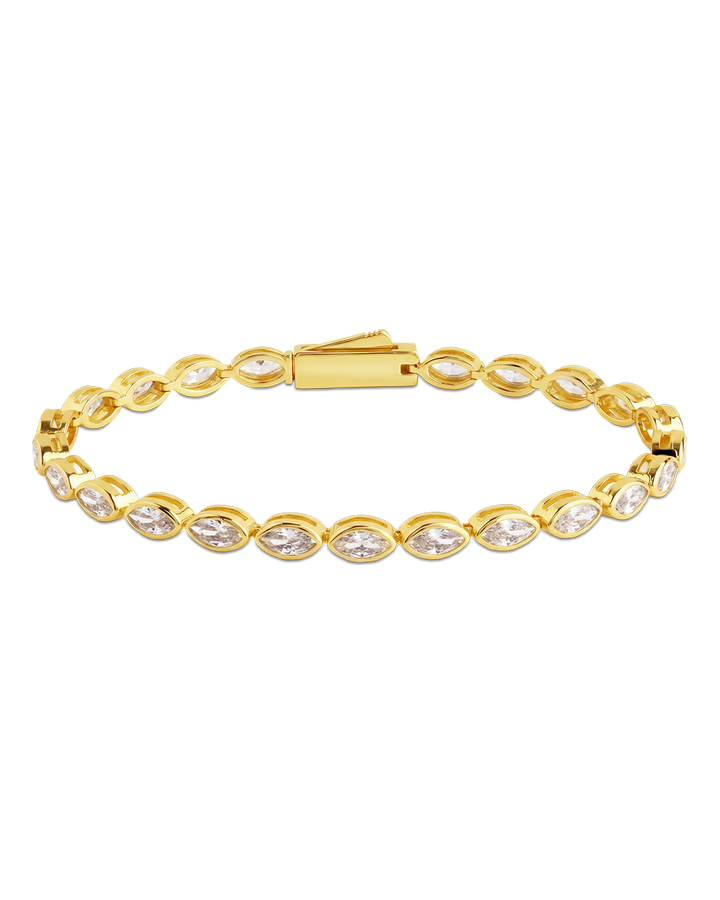 Helene Marquise Cut Tennis Bracelet