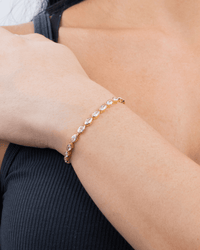 Helene Marquise Cut Tennis Bracelet
