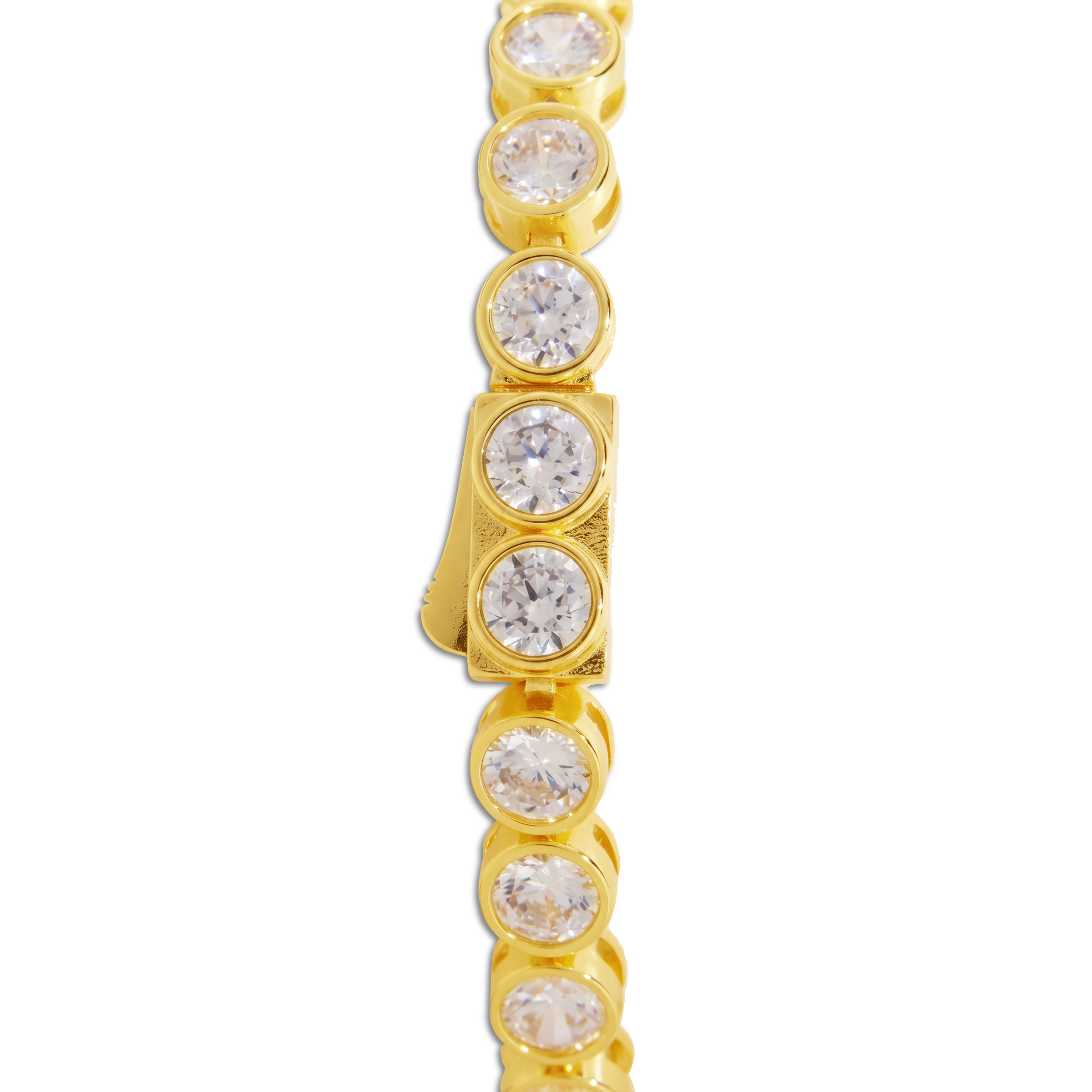 Helene Bezel CZ Tennis Bracelet