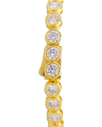 Helene Bezel CZ Tennis Bracelet