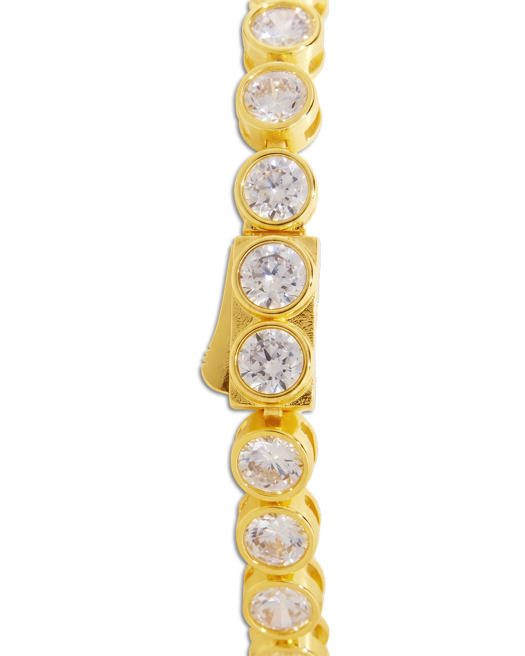 Helene Bezel CZ Tennis Bracelet