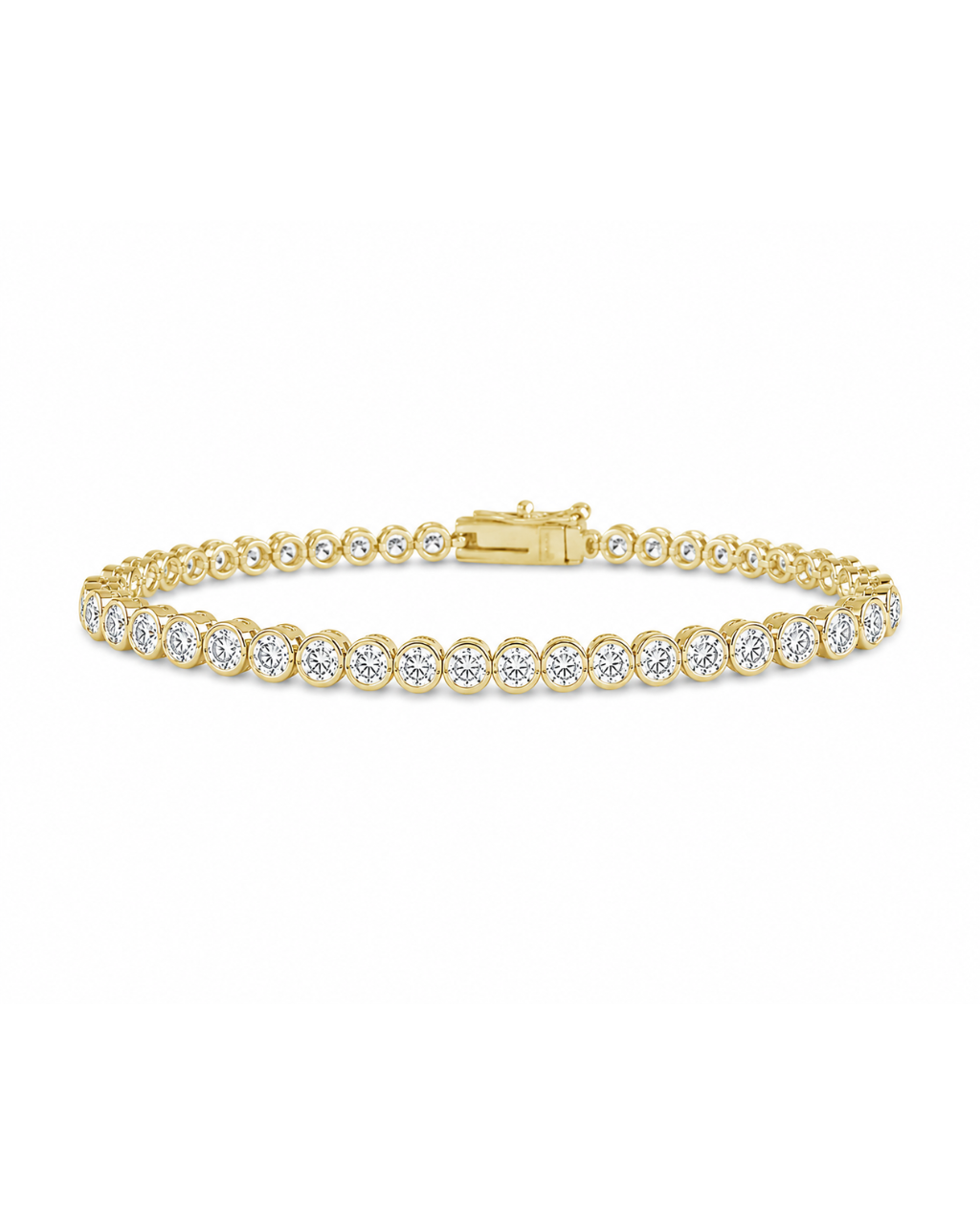 Helene Bezel 5mm CZ Tennis Bracelet