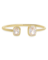 Elongated Cushion Cuff Bangle