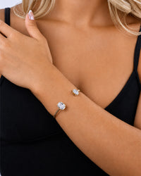 Elongated Cushion Cuff Bangle