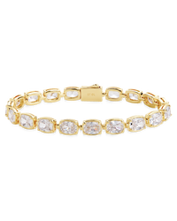 Elongated Cushion Tennis Bracelet