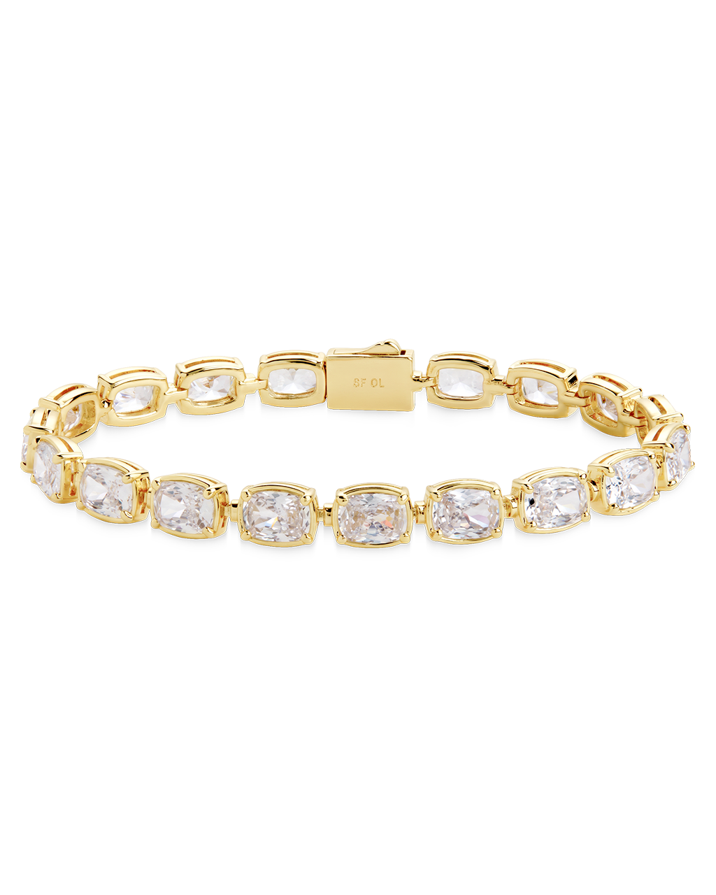 Elongated Cushion Tennis Bracelet