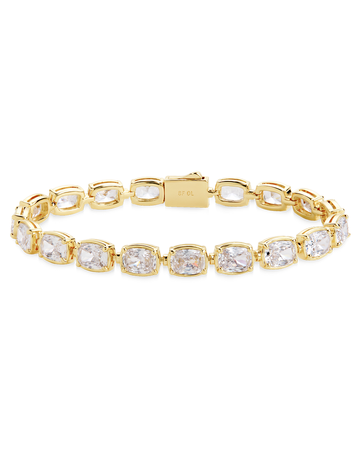 Elongated Cushion Tennis Bracelet