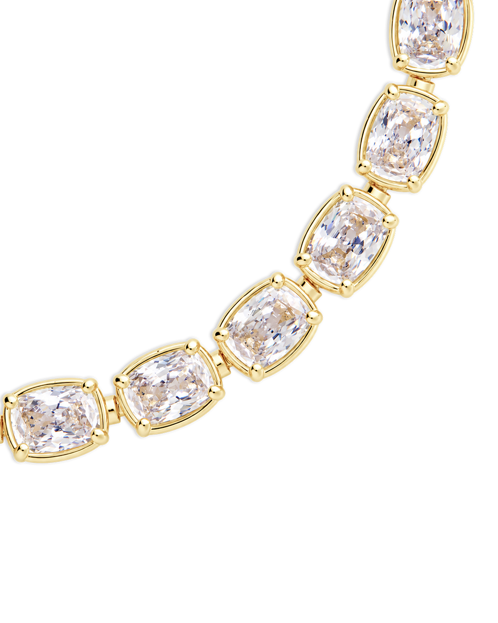Elongated Cushion Tennis Bracelet