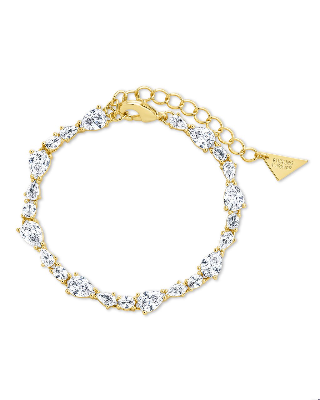 Sterling Silver Wyatt CZ Tennis Bracelet - Sterling Forever