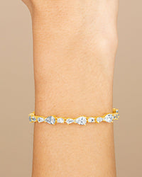 Sterling Silver Wyatt CZ Tennis Bracelet - Sterling Forever