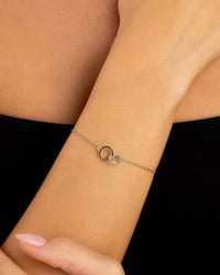 Sterling Silver Keilani Lock Link Bracelet - Sterling Forever