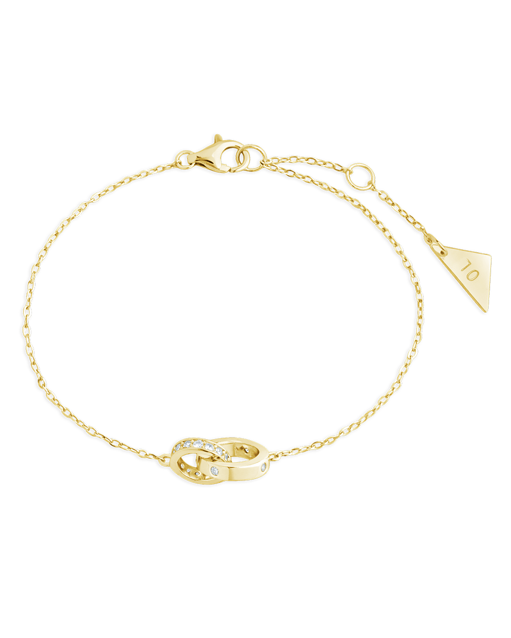 Sterling Silver Keilani Lock Link Bracelet - Sterling Forever