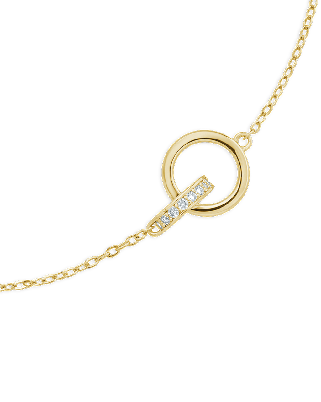 Sterling Silver Keilani Lock Link Bracelet - Sterling Forever