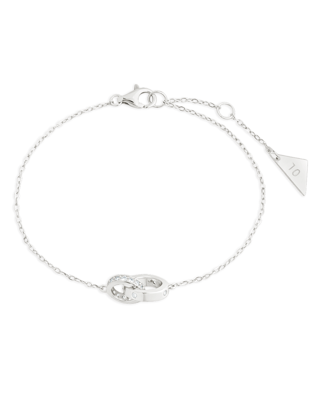 Sterling Silver Keilani Lock Link Bracelet - Sterling Forever