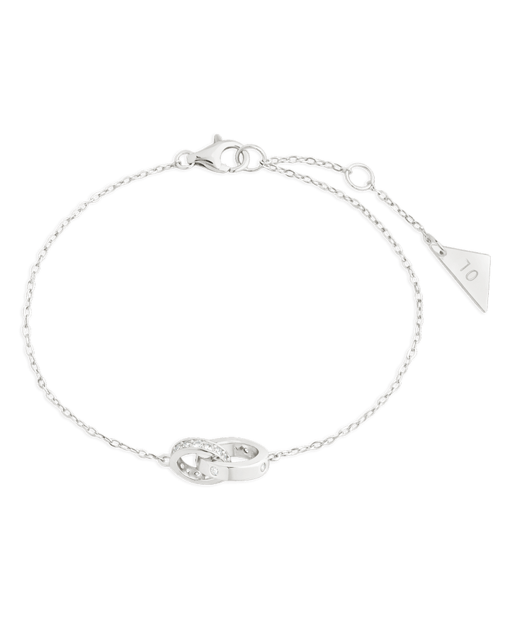 Sterling Silver Keilani Lock Link Bracelet