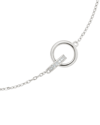 Sterling Silver Keilani Lock Link Bracelet - Sterling Forever