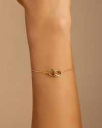 Sterling Silver Keilani Lock Link Bracelet - Sterling Forever