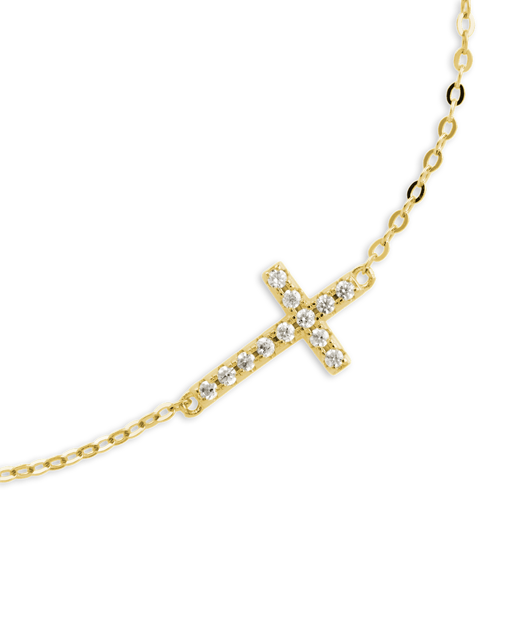 Sterling Silver Kinsey Luxe Cross Accent Bracelet - Sterling Forever