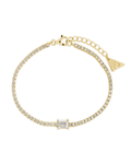 Sterling Silver Kora Solitare Tennis Bracelet