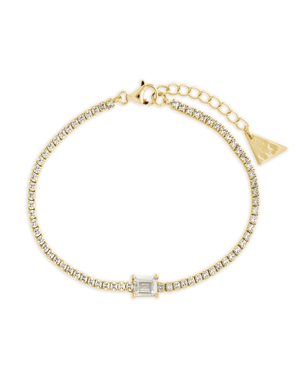 Sterling Silver Kora Solitare Tennis Bracelet