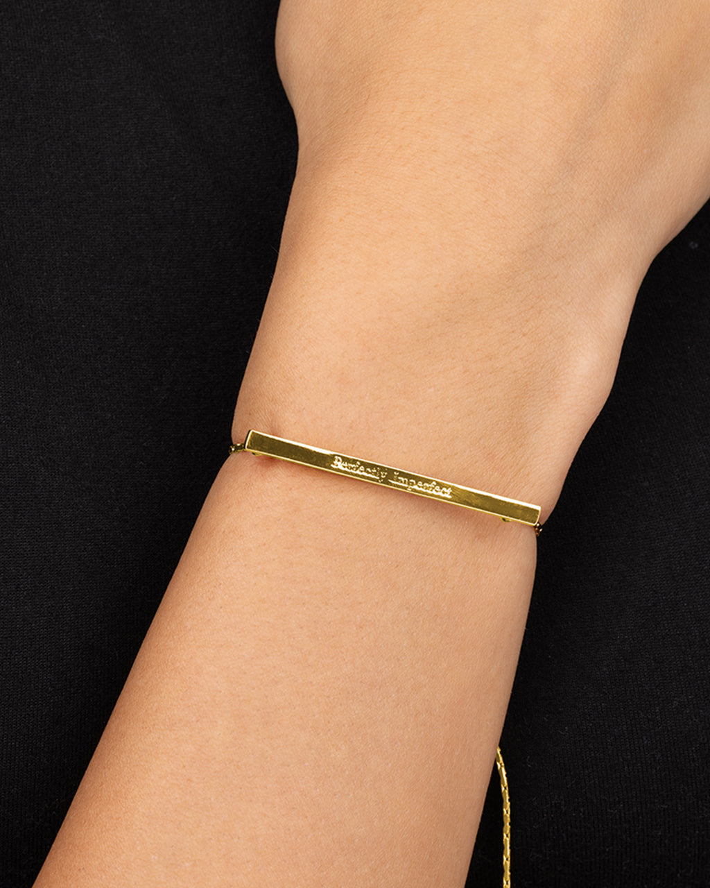 Inspirational Bar Slider Bracelet