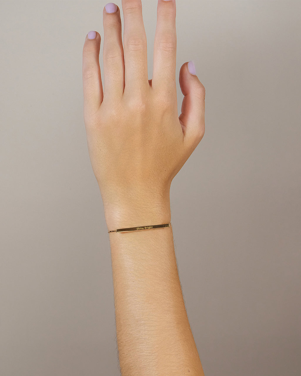 Inspirational Bar Slider Bracelet