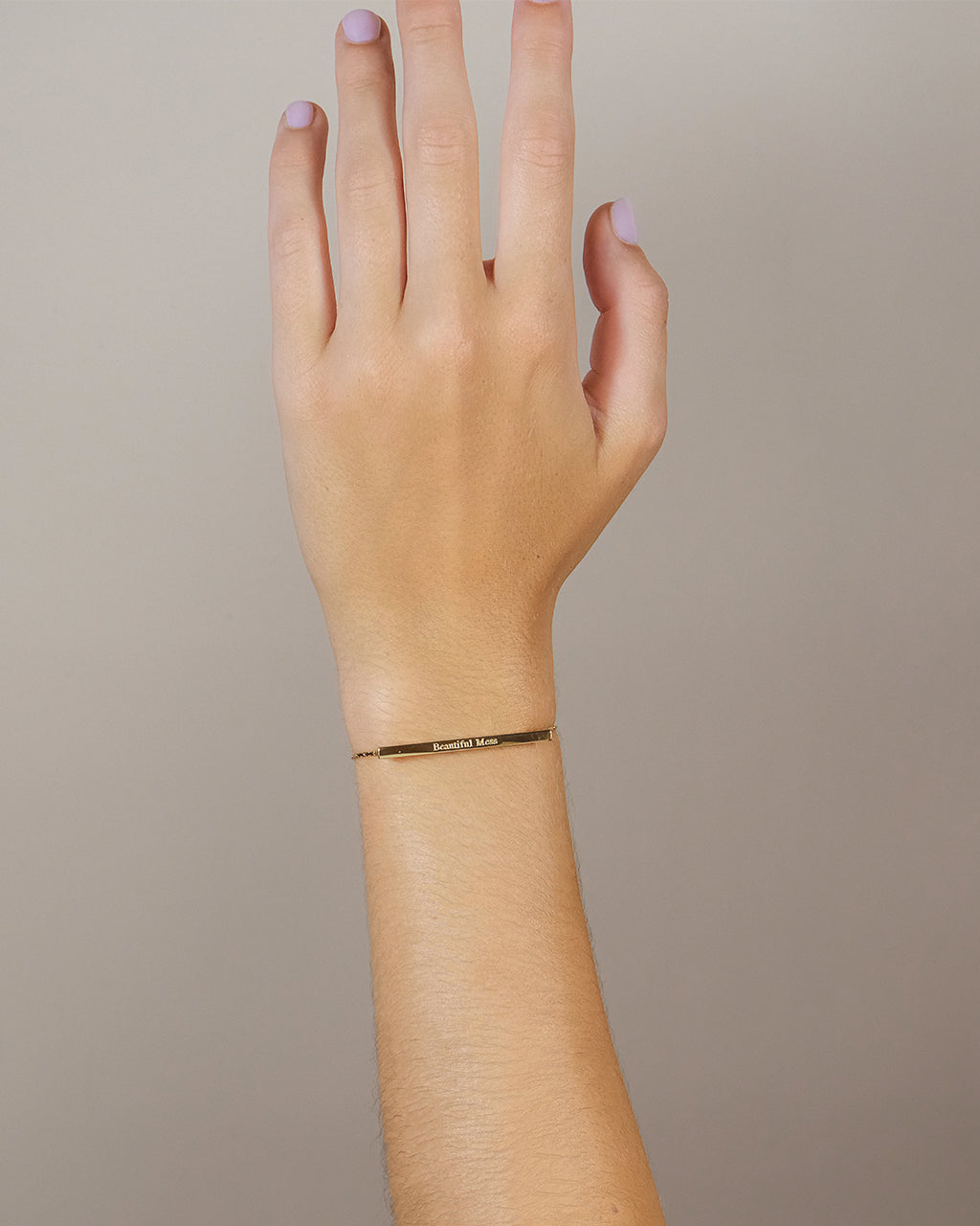 Inspirational Bar Slider Bracelet